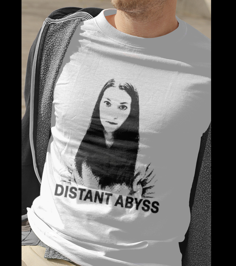 Distant Abyss Gothic Dark Aesthetic Minimalist T-Shirt