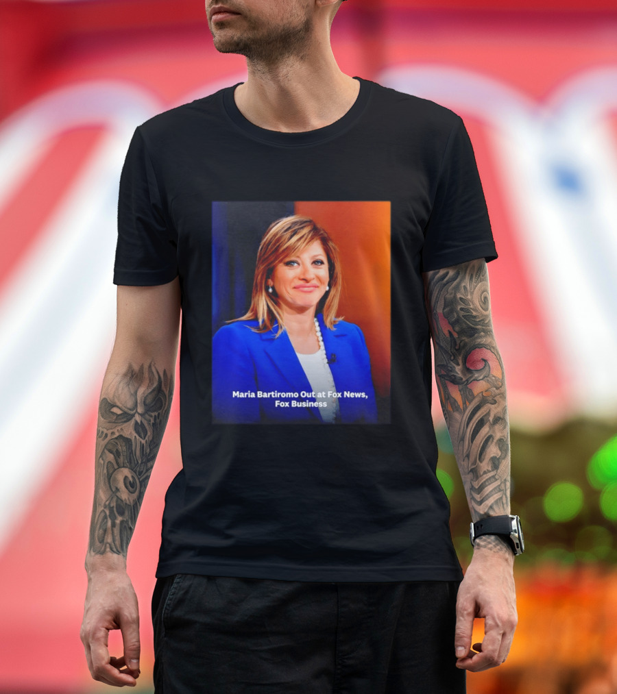 Maria Bartiromo Departure Fox Business News Media T-Shirt