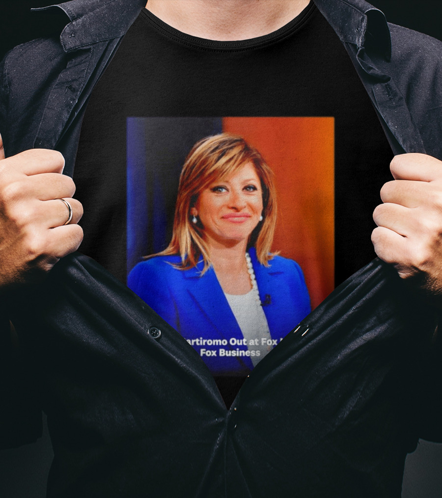 Maria Bartiromo Departure Fox Business News Media T-Shirt