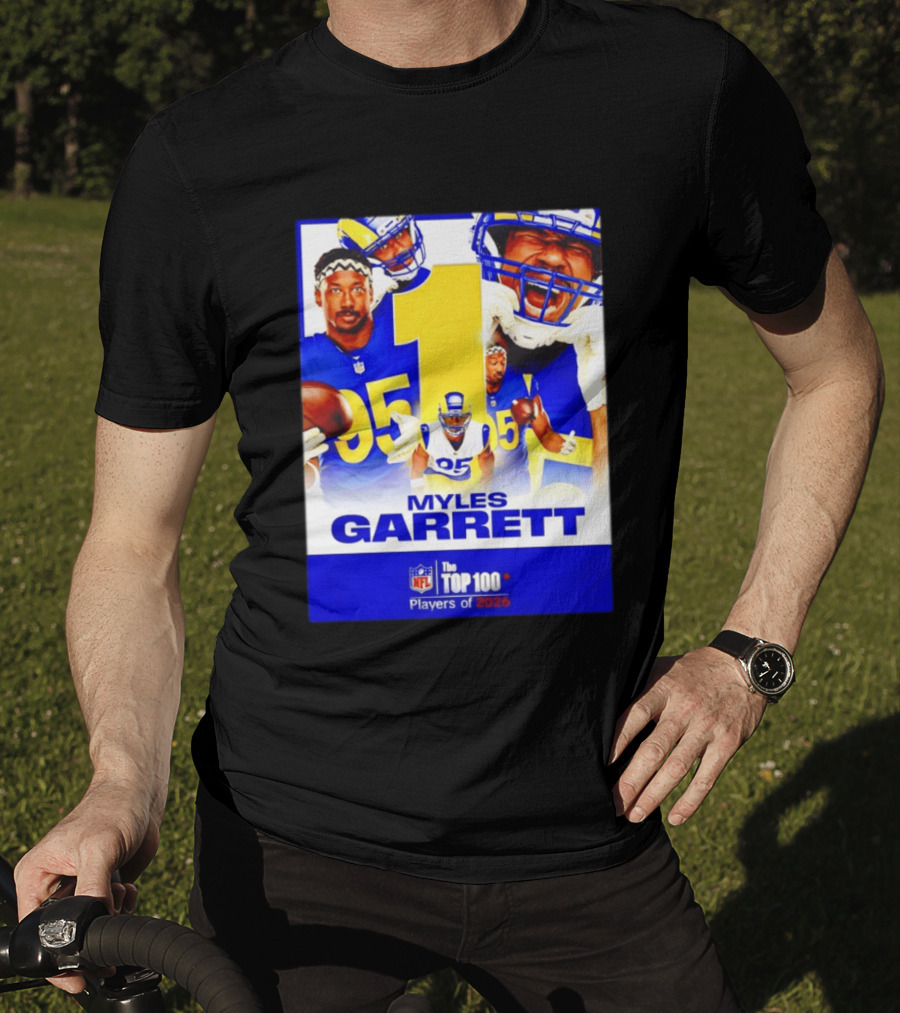 Myles Garrett Rams NFL Top 100 Players 2026 T-Shirt