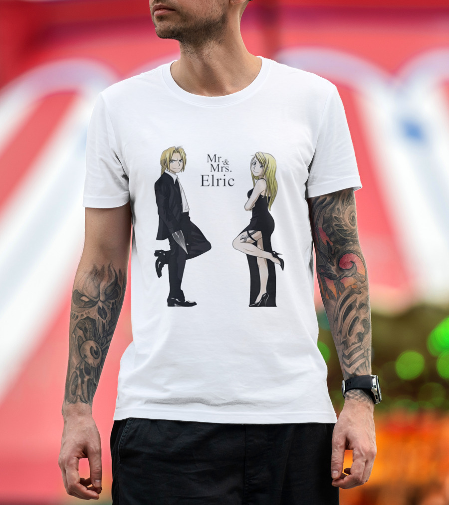 Edward Elric And Winry Rockbell Mr. And Mrs. Elric T-Shirt
