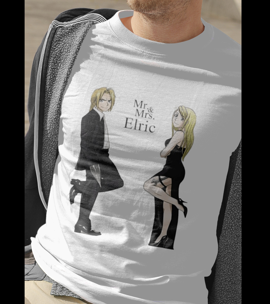 Edward Elric And Winry Rockbell Mr. And Mrs. Elric T-Shirt