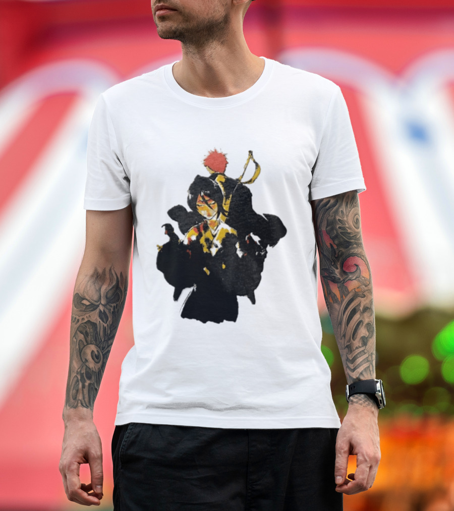 Rukia Kuchiki And Ichigo Kurosaki Spirit Battle Bleach Anime Fan Favorite Characters T-Shirt