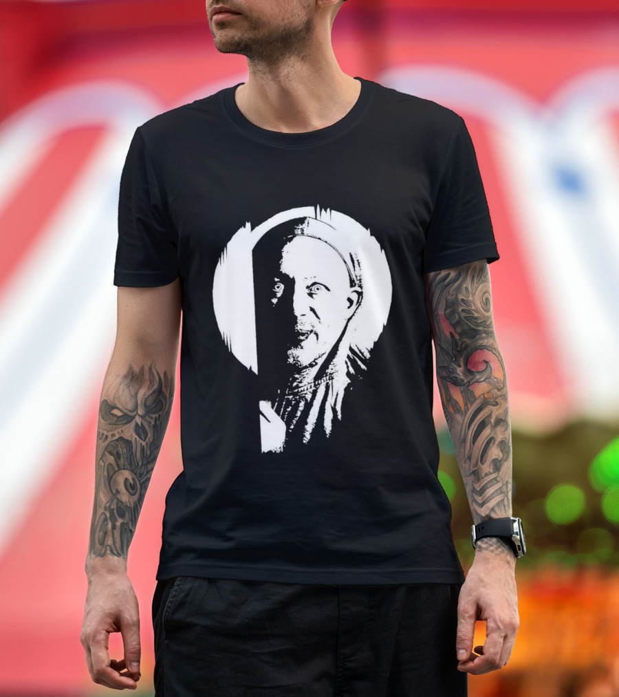 Curious Guy Limmy's Homemade Show Scottish Comedy Stencil T-Shirt