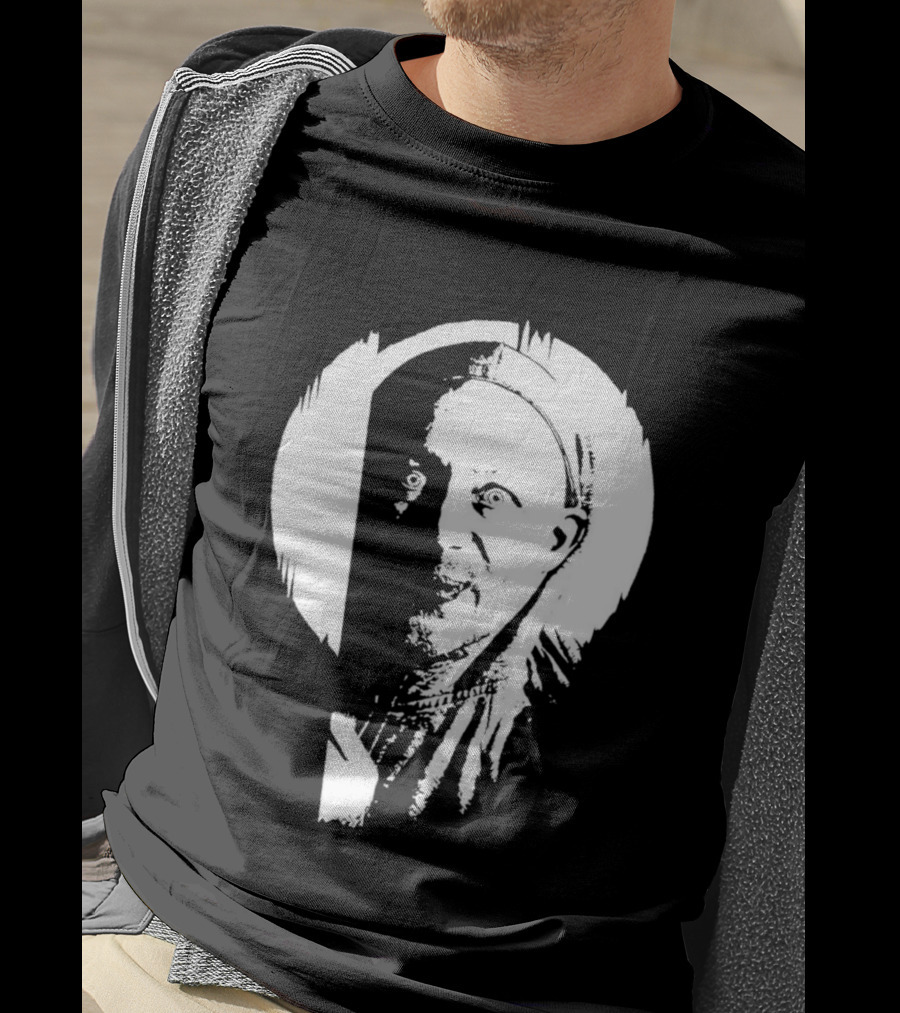 Curious Guy Limmy's Homemade Show Scottish Comedy Stencil T-Shirt