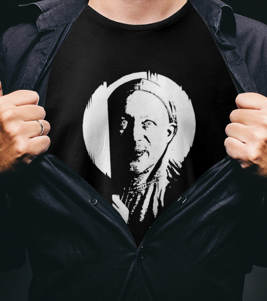 Curious Guy Limmy's Homemade Show Scottish Comedy Stencil T-Shirt