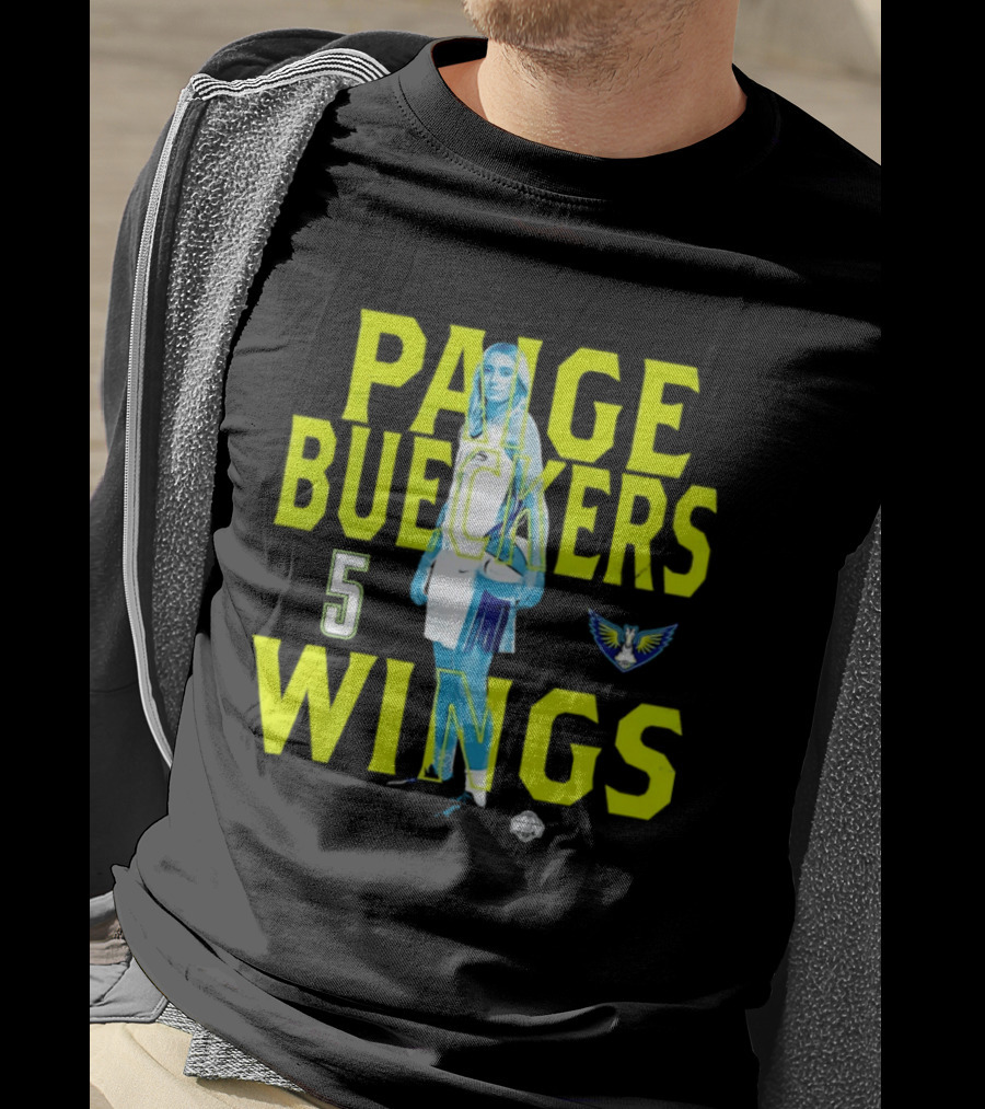 Paige Bueckers 5 Wings Player Stance T-Shirt