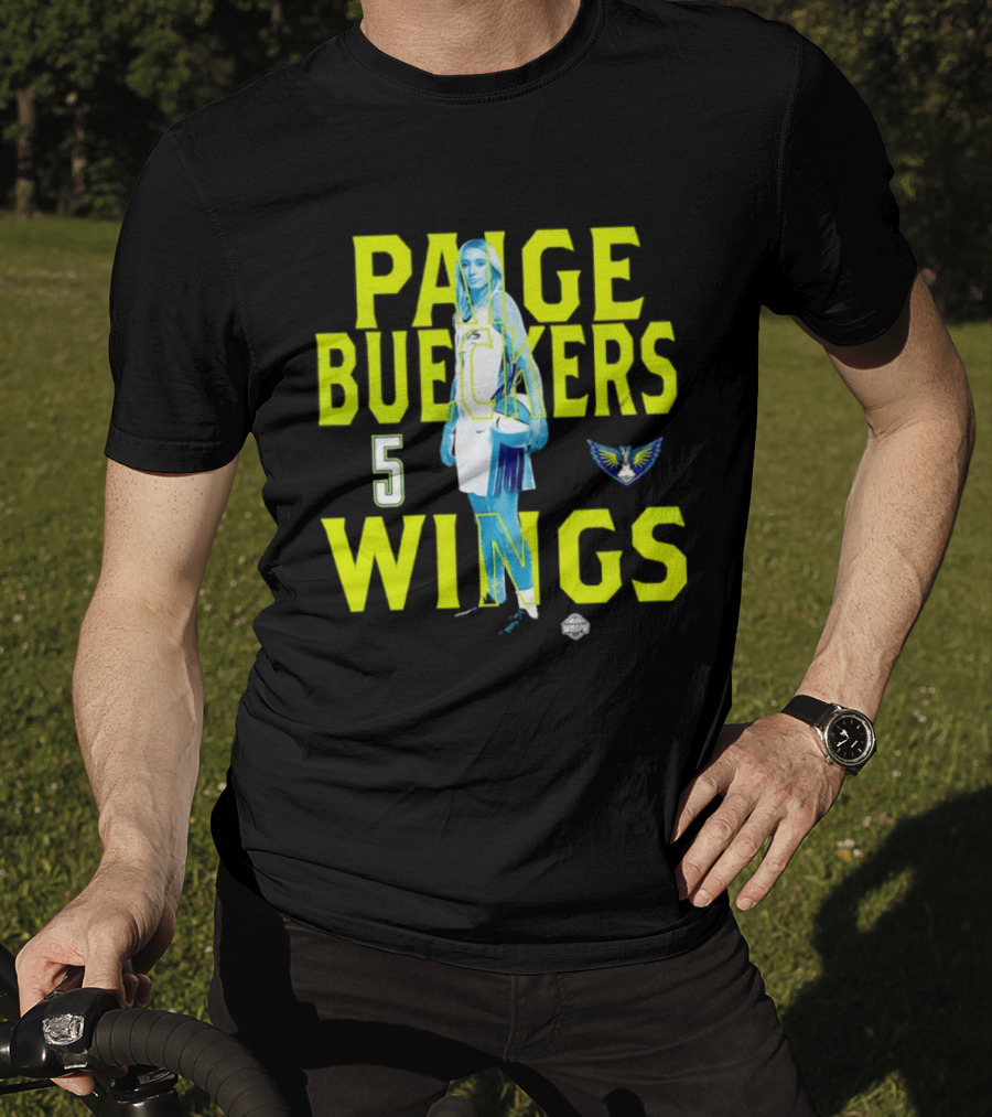 Paige Bueckers 5 Wings Player Stance T-Shirt