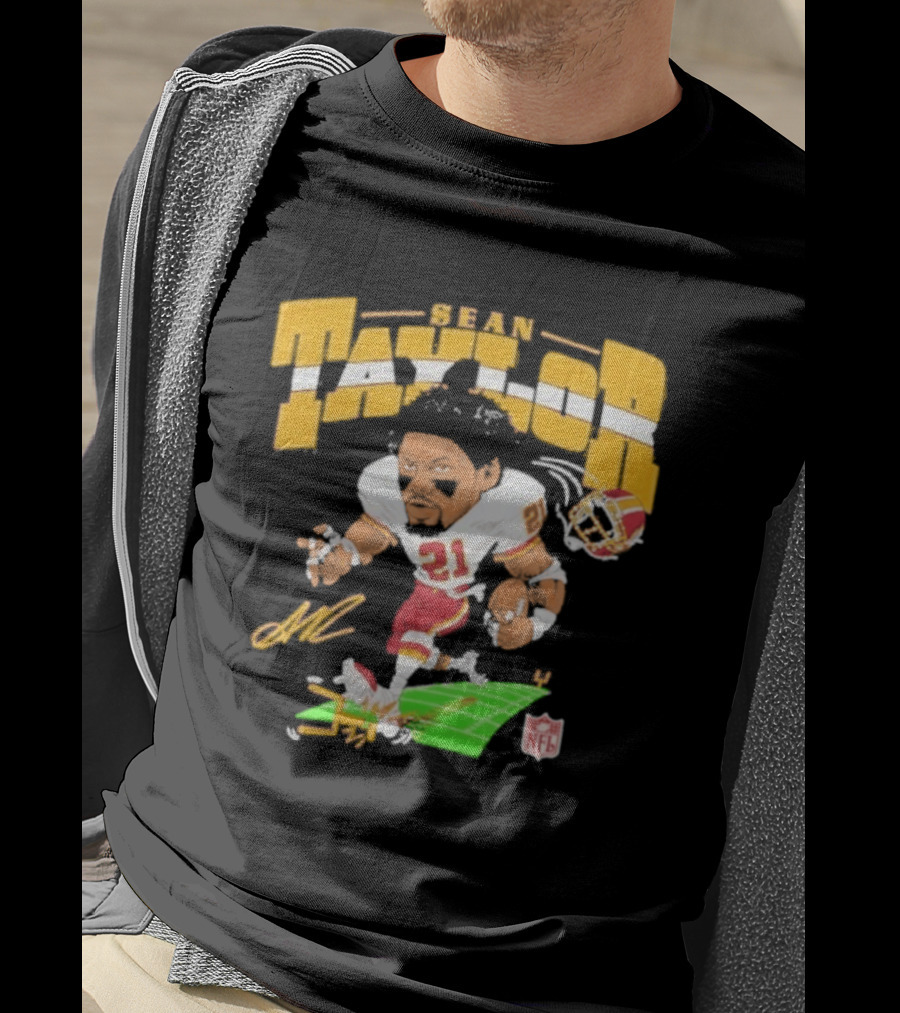 Sean Taylor NFL Football Caricature Washington Commanders 21 T-Shirt