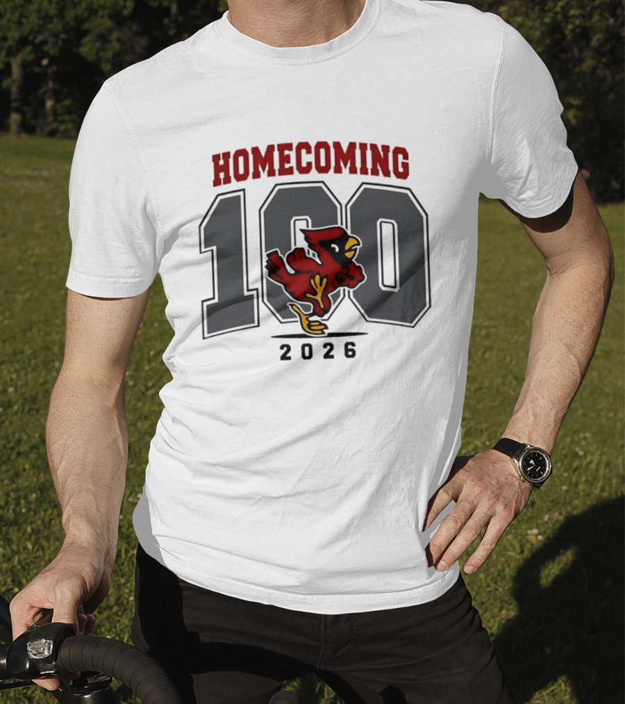 Ball State Cardinals Homecoming 100 2026 T-Shirt