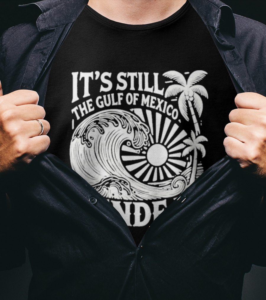 It's Still The Gulf Of Mexico Pendejo Wave Palm Sun T-Shirt