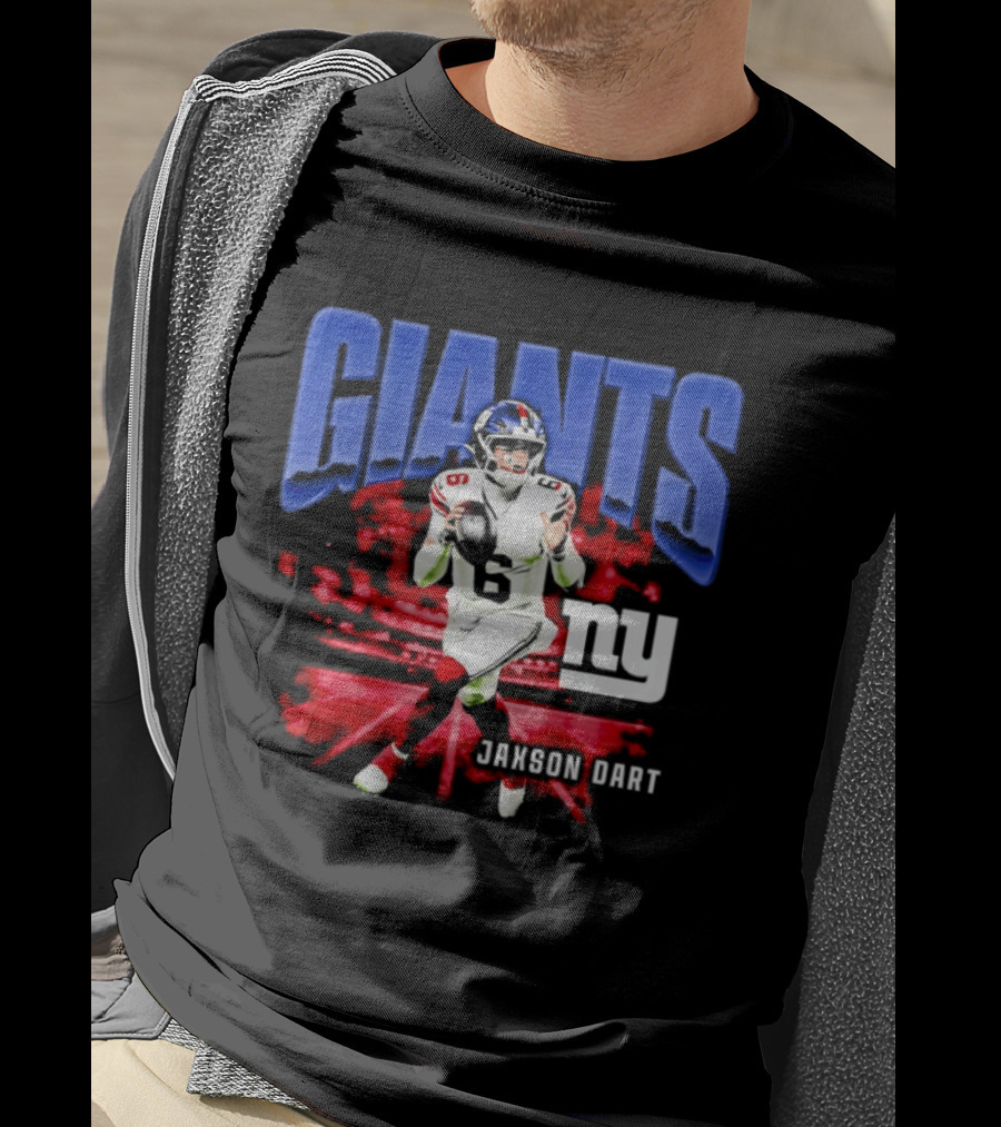Jaxson Dart New York Giants Football Giants Ny T-Shirt
