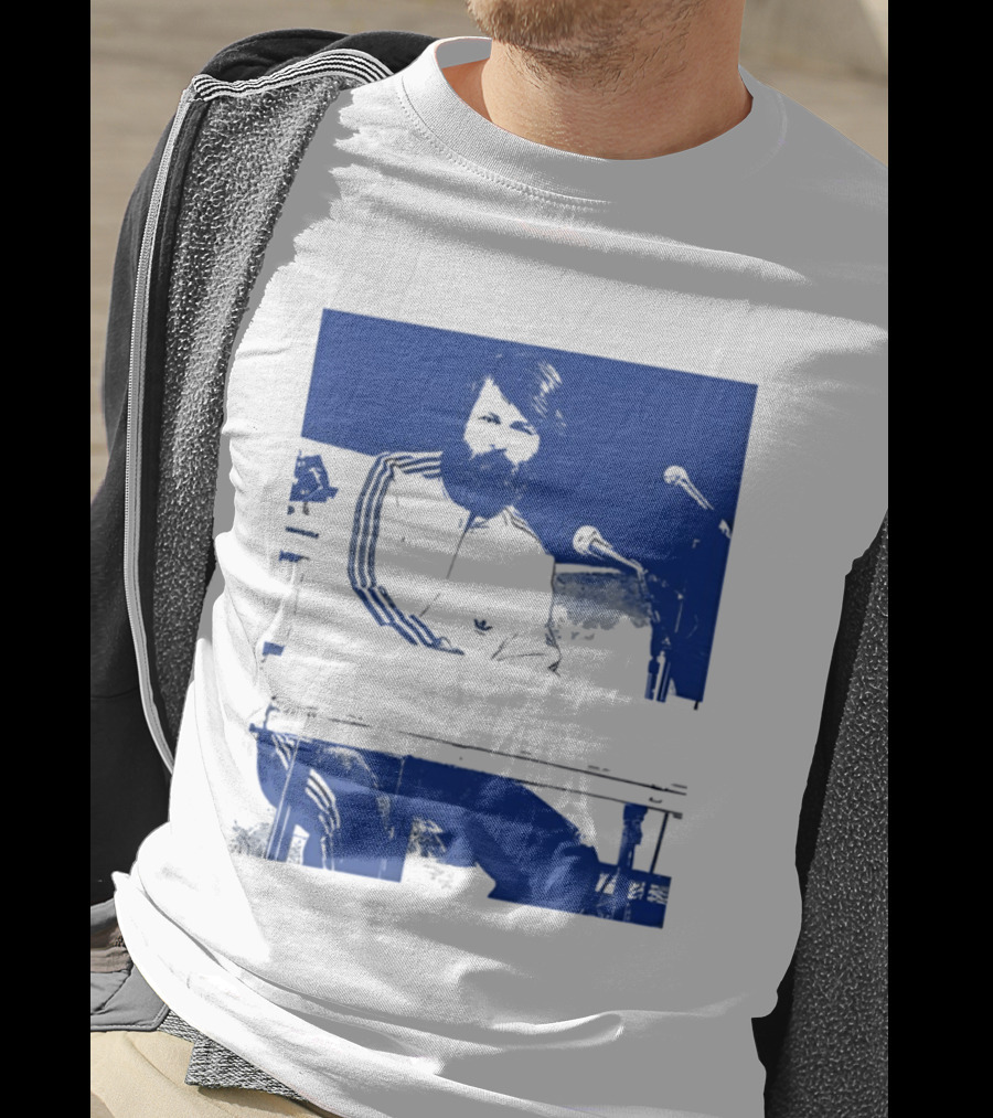 Brian Wilson Piano Microphone Live Performance T-Shirt
