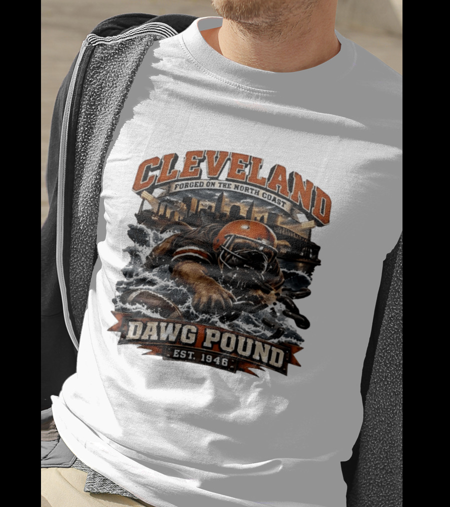 Cleveland Dawg Pound Forged On The North Coast Est 1946 T-Shirt