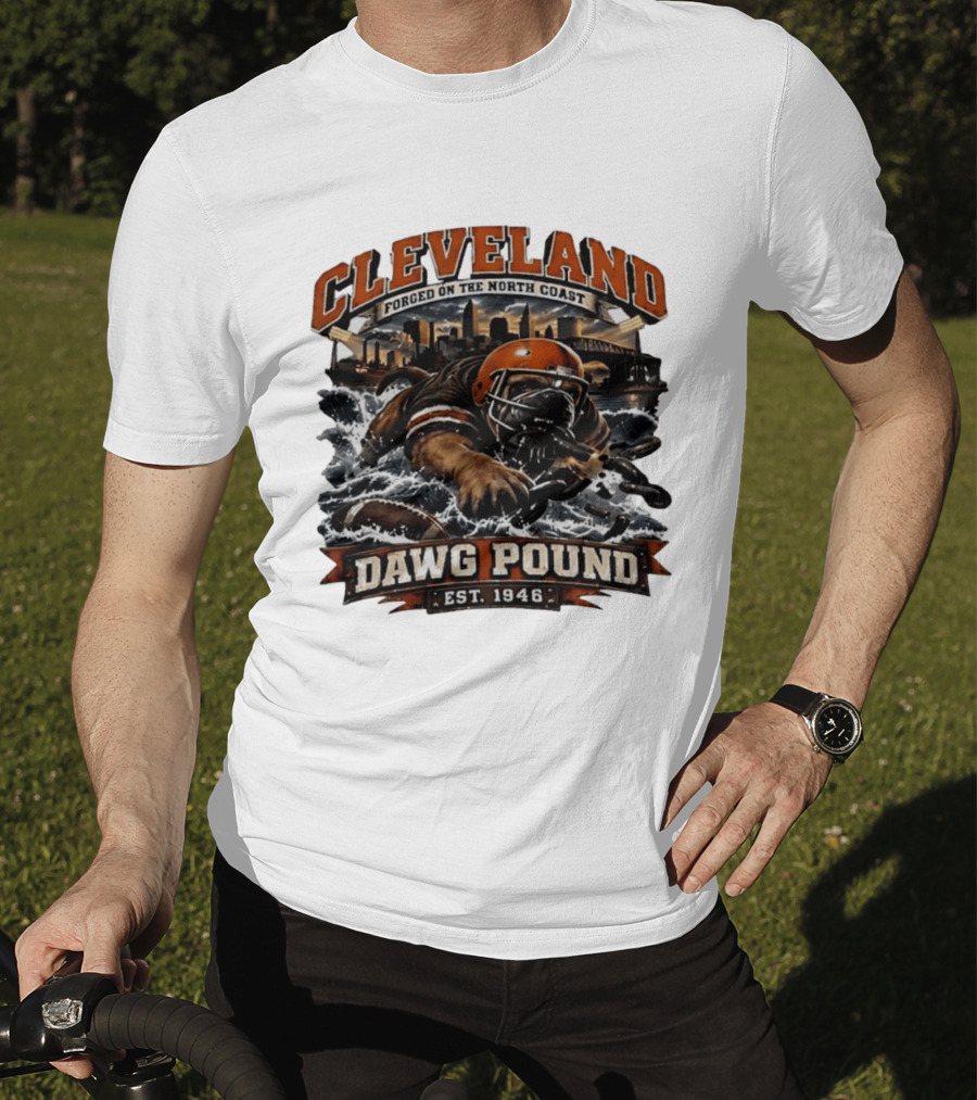 Cleveland Dawg Pound Forged On The North Coast Est 1946 T-Shirt