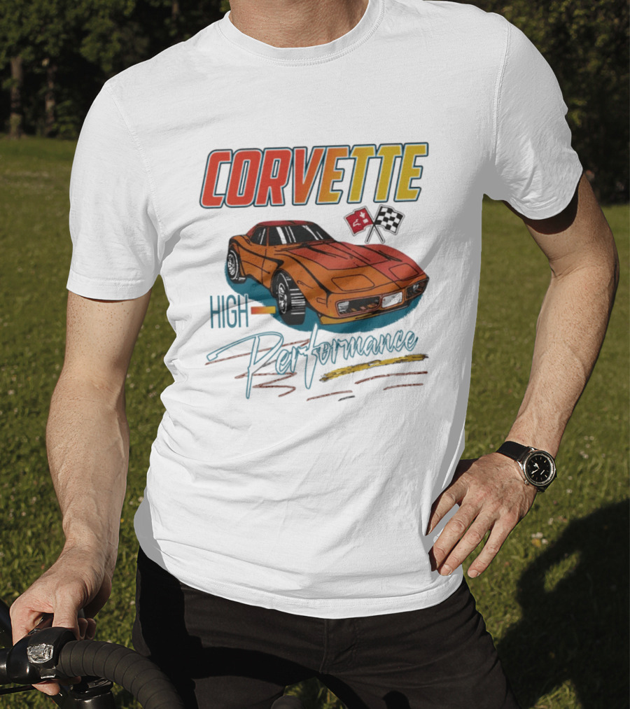 Corvette High Performance Racing Car T-Shirt