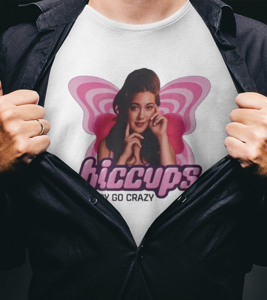 Hiccups Body Go Crazy Pink Butterfly Wings T-Shirt