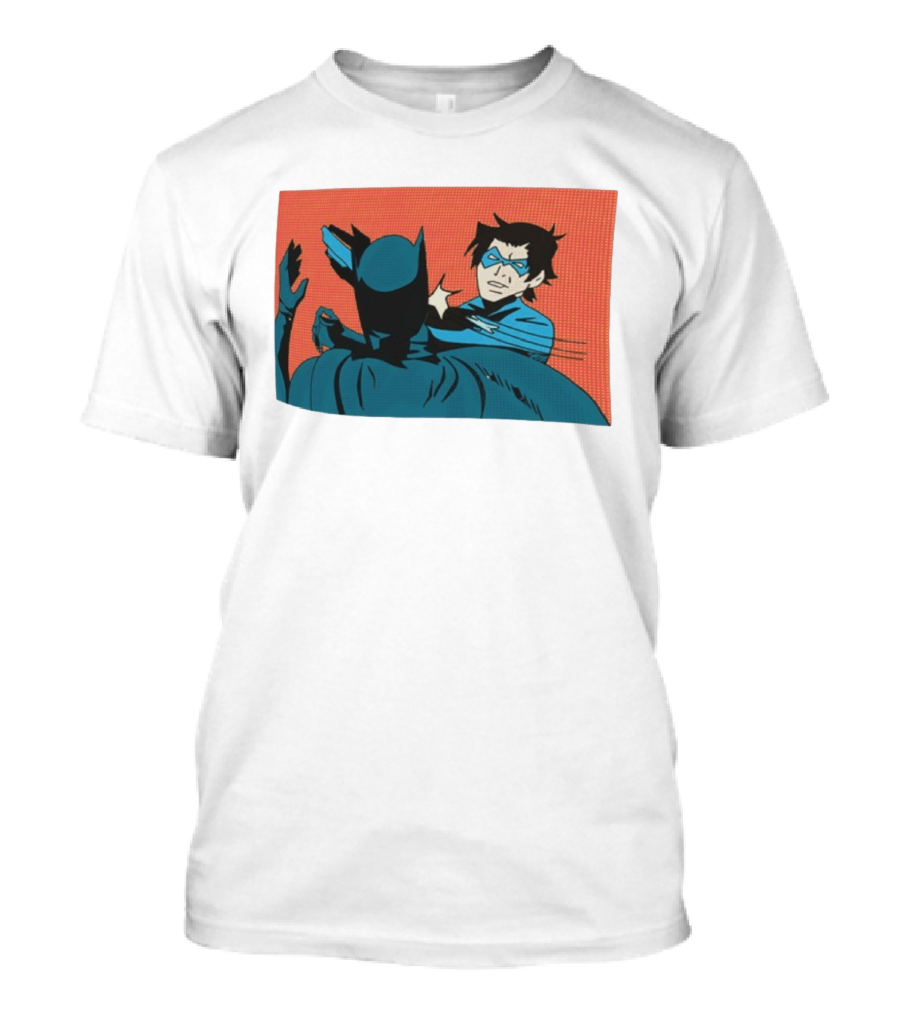 Nightwing Slaps Batman Dick Grayson Meme Comic Panel T-Shirt