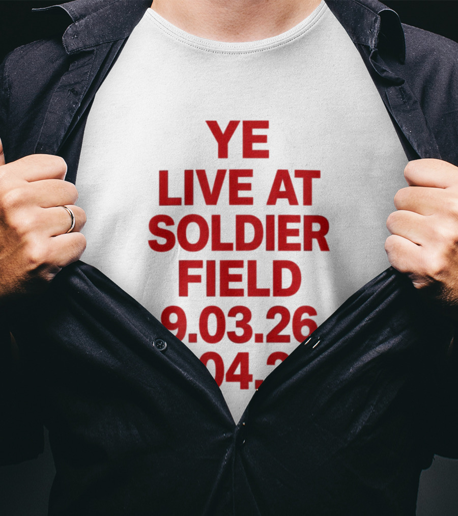 Ye Live At Soldier Field 9.03.26 9.04.26 T-Shirt