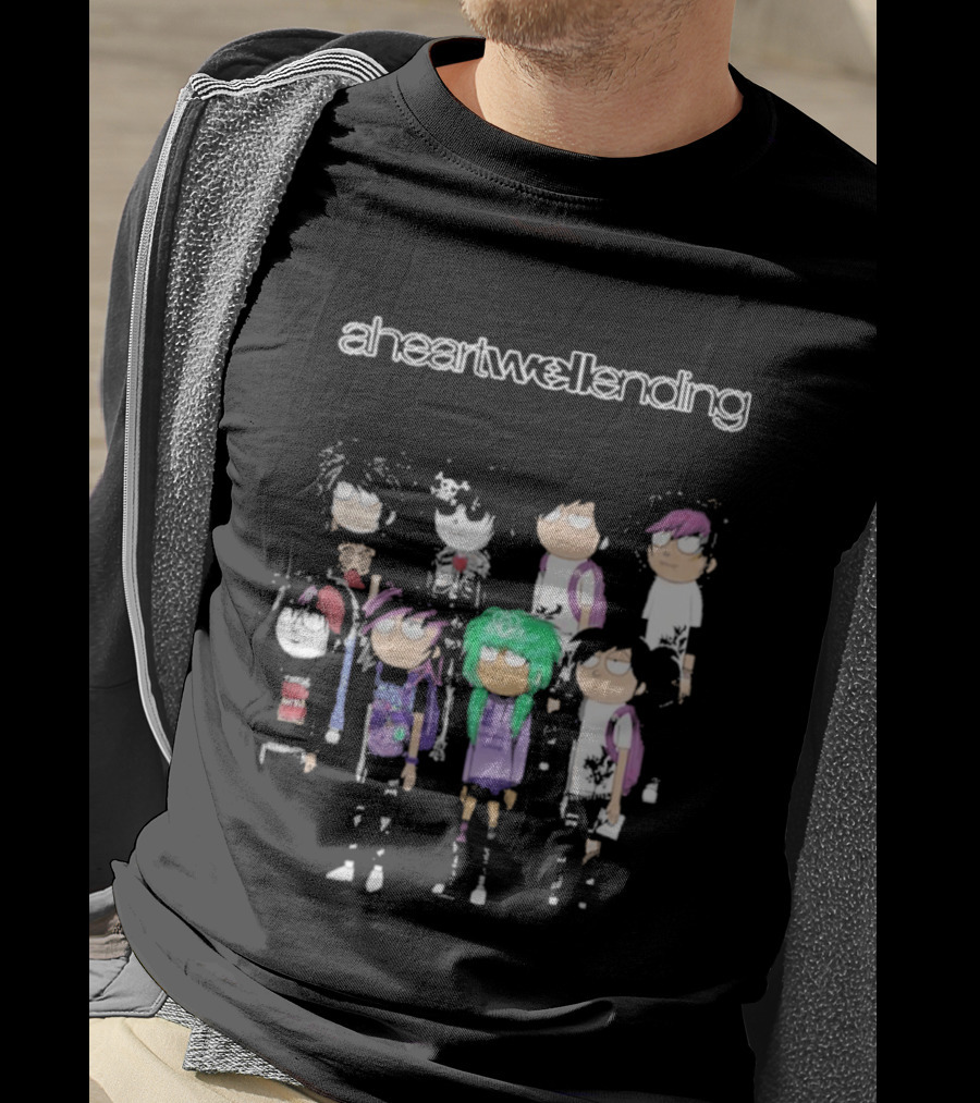 Aheartwellending Heartwell Homies Cartoon Characters T-Shirt
