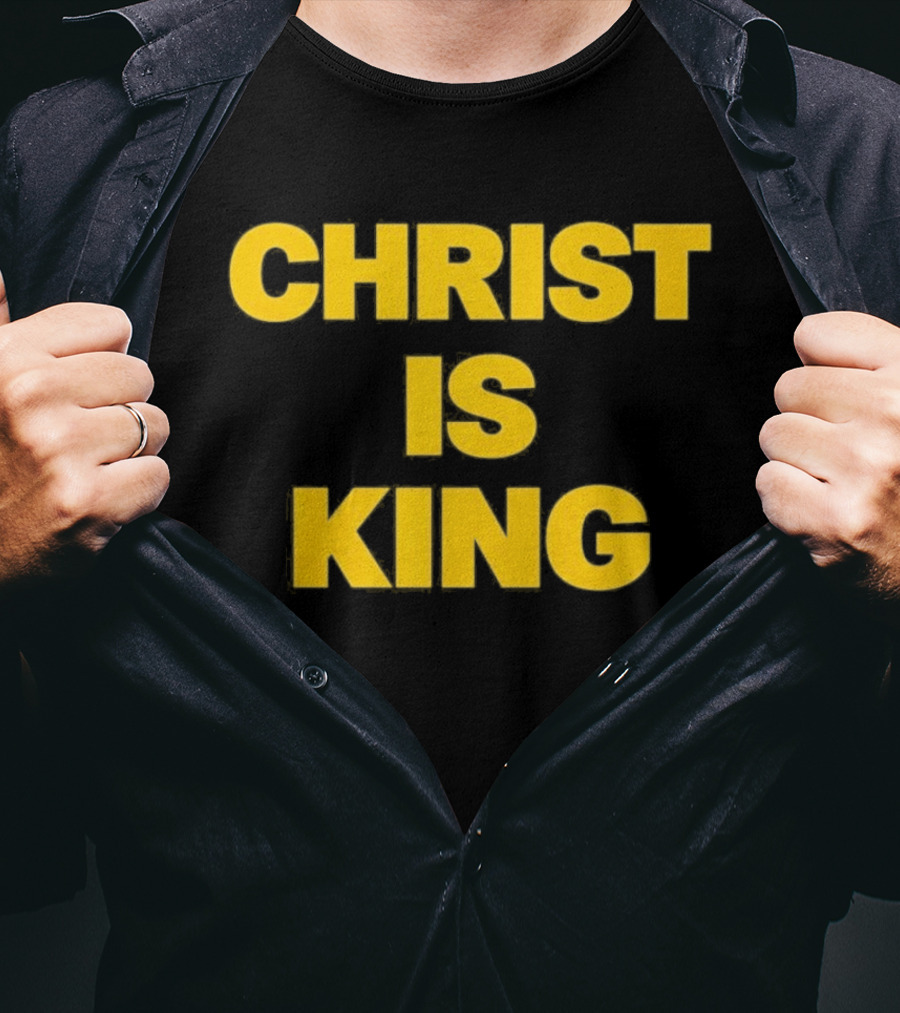 Blake Anderson Christ Is King Bold Yellow T-Shirt