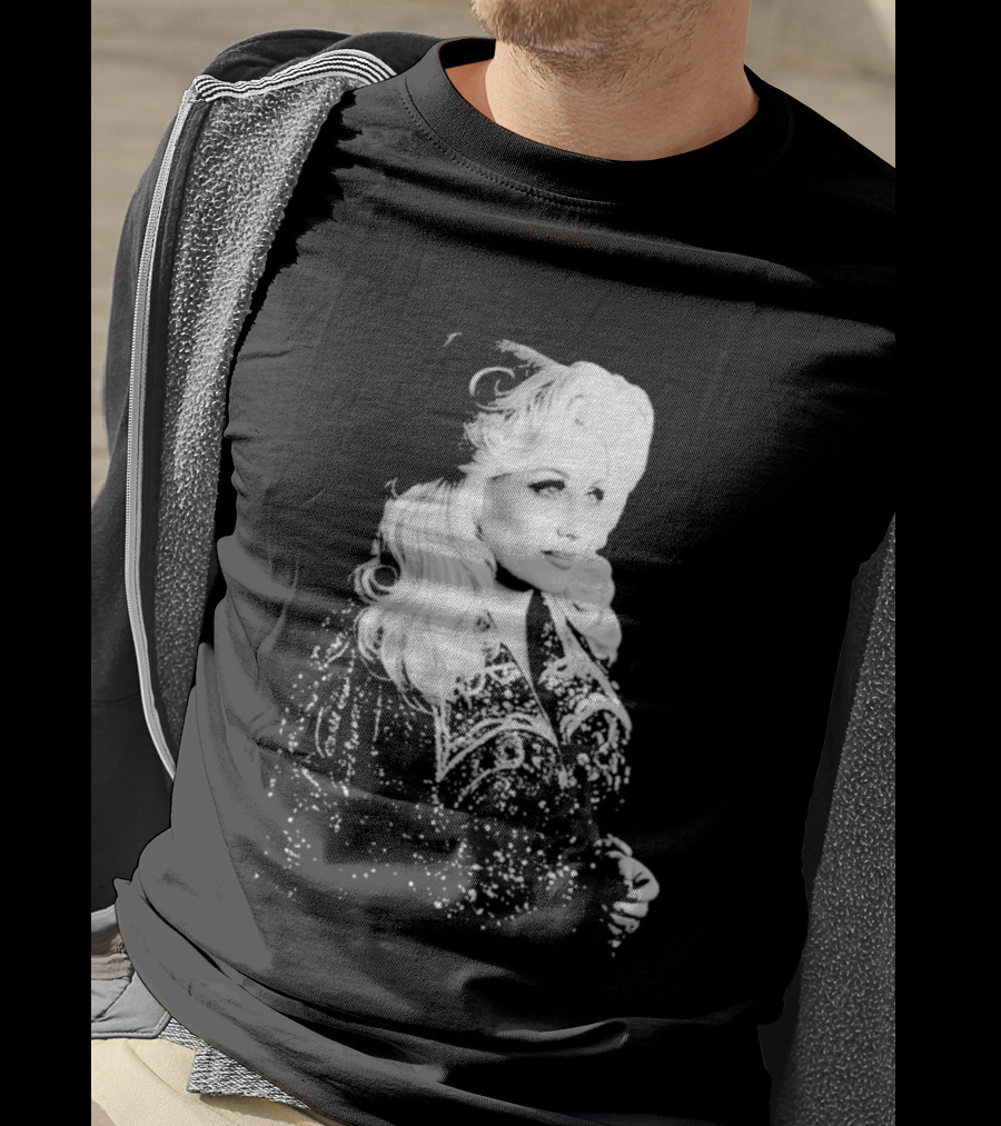 Glamorous Dolly Parton Vintage Style Image T-Shirt
