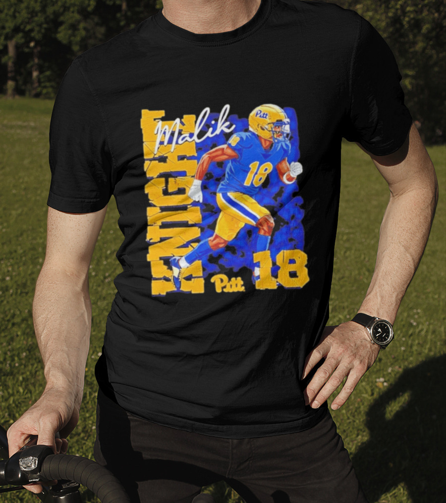 Malik Knight 18 Pitt Panthers Football Player T-Shirt