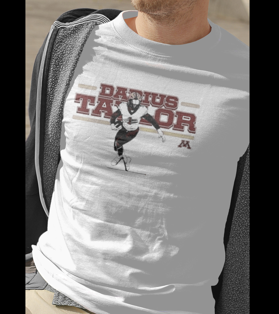 Darius Taylor Minnesota Golden Gophers Football Player Pose T-Shirt