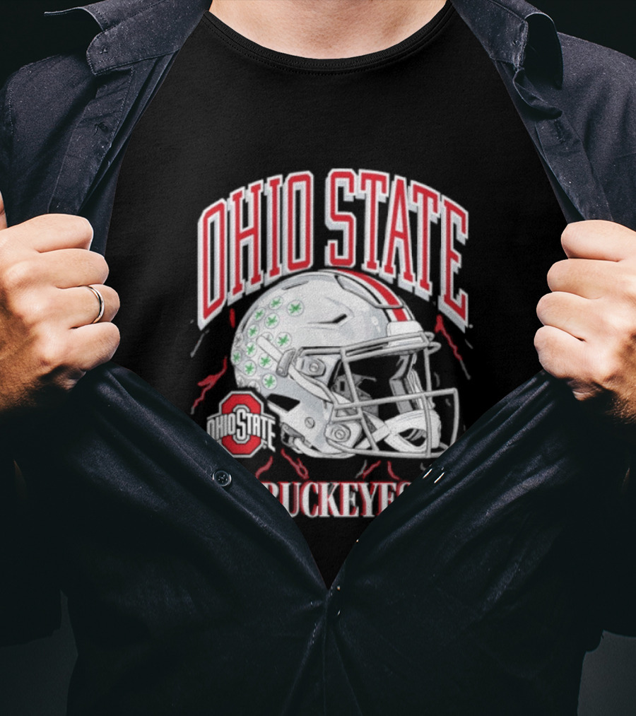 Ohio State Buckeyes 2026 College Gameday Football Helmet Buckeyes T-Shirt