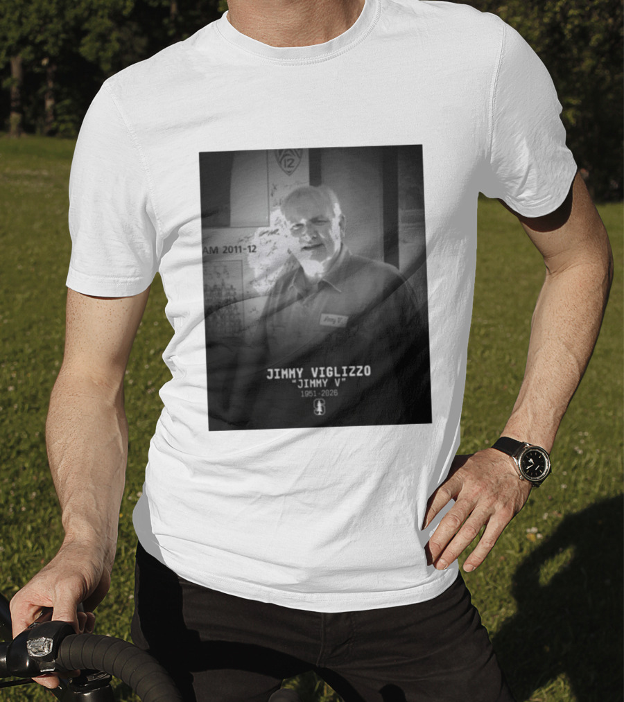 Jimmy Viglizzo "Jimmy V" 1951 2026 Commemoration Stanford Connection T-Shirt