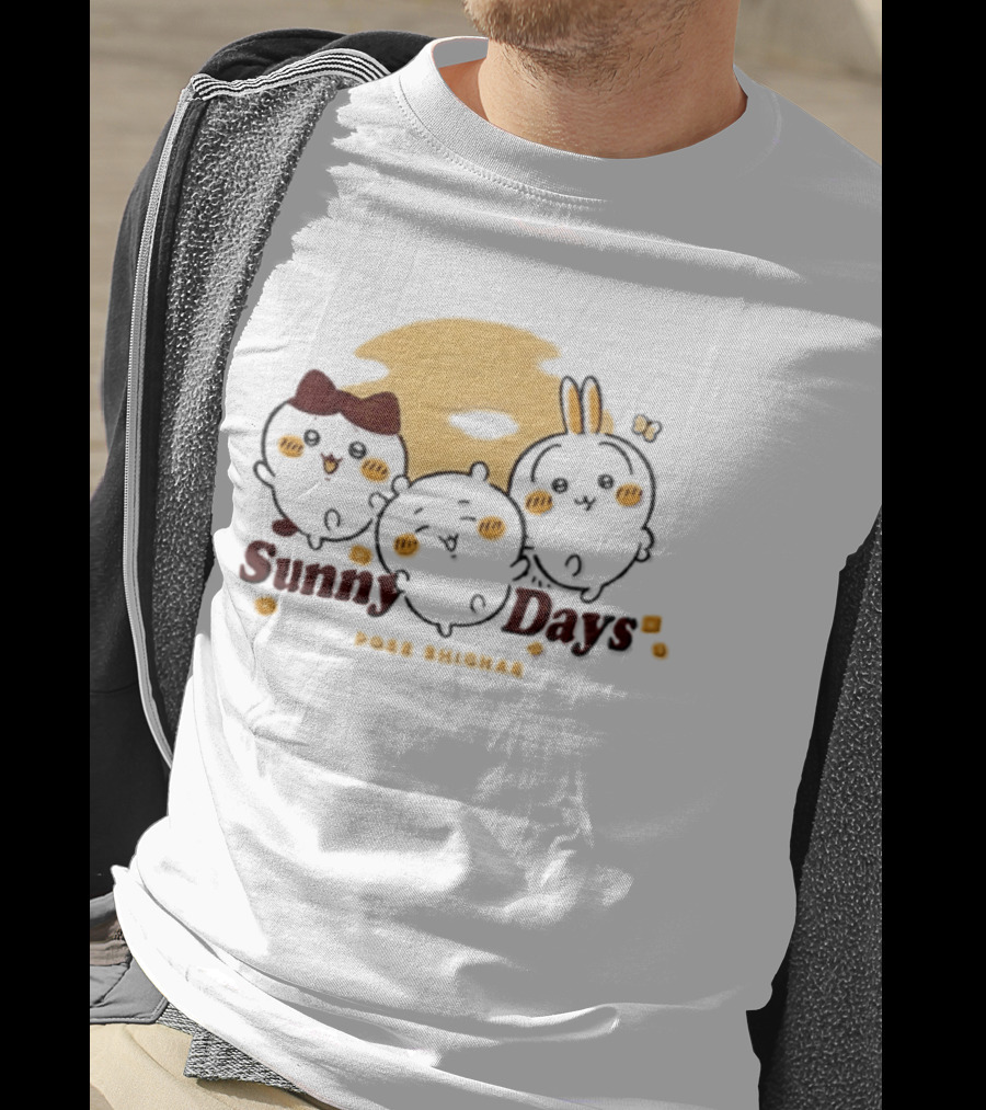 Sunny Days Pose Shichae Cartoon Characters Trio T-Shirt