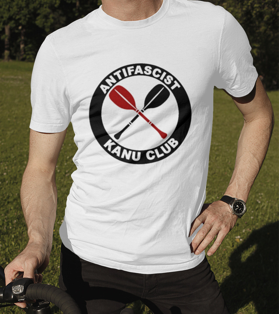 Antifascist Kanu Club Paddles T-Shirt