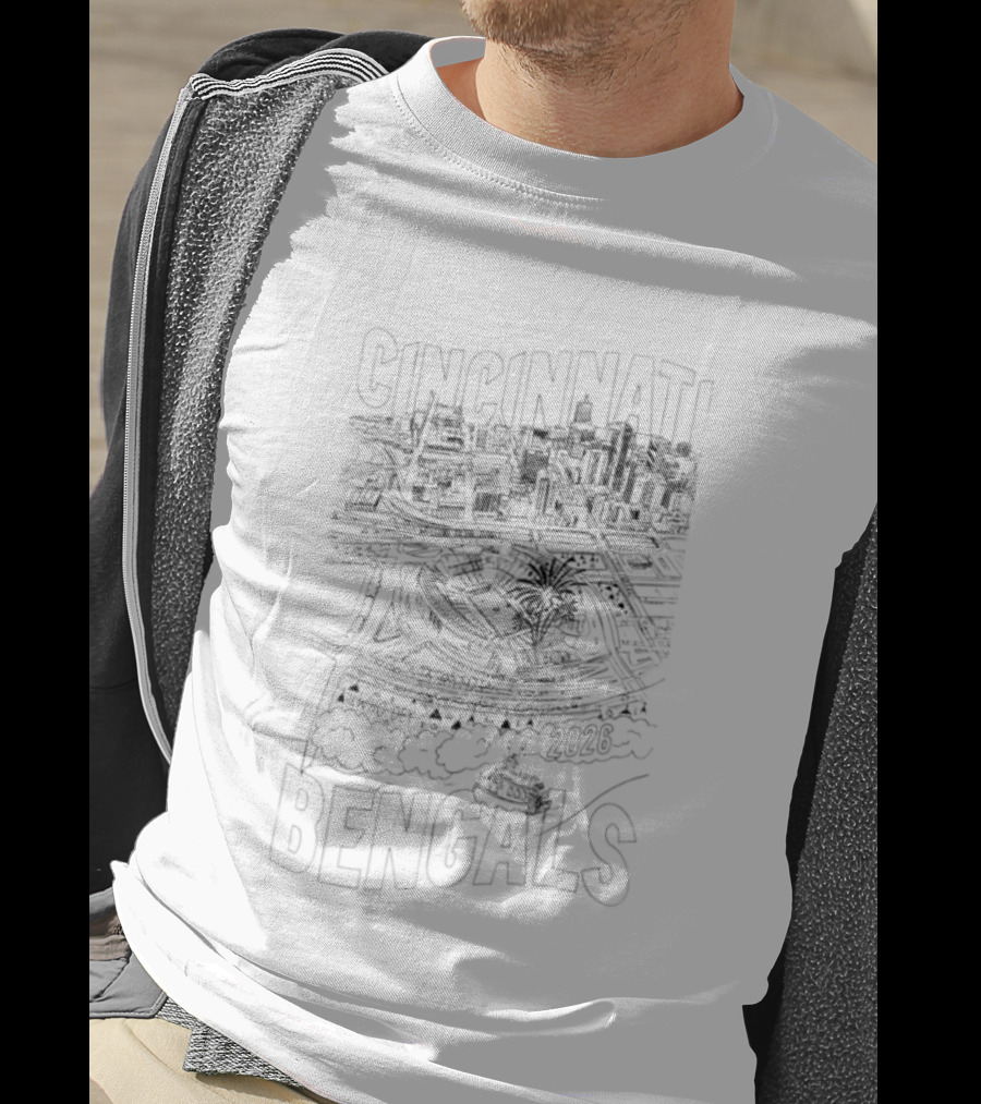 Cincinnati Bengals 2026 Open In Orange Stadium T-Shirt