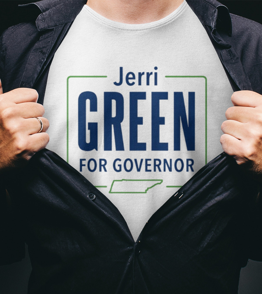 Jerri Green For Governor 2026 Tennessee Campaign T-Shirt