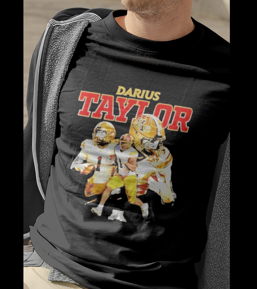 Darius Taylor Minnesota Golden Gophers Football Collage T-Shirt