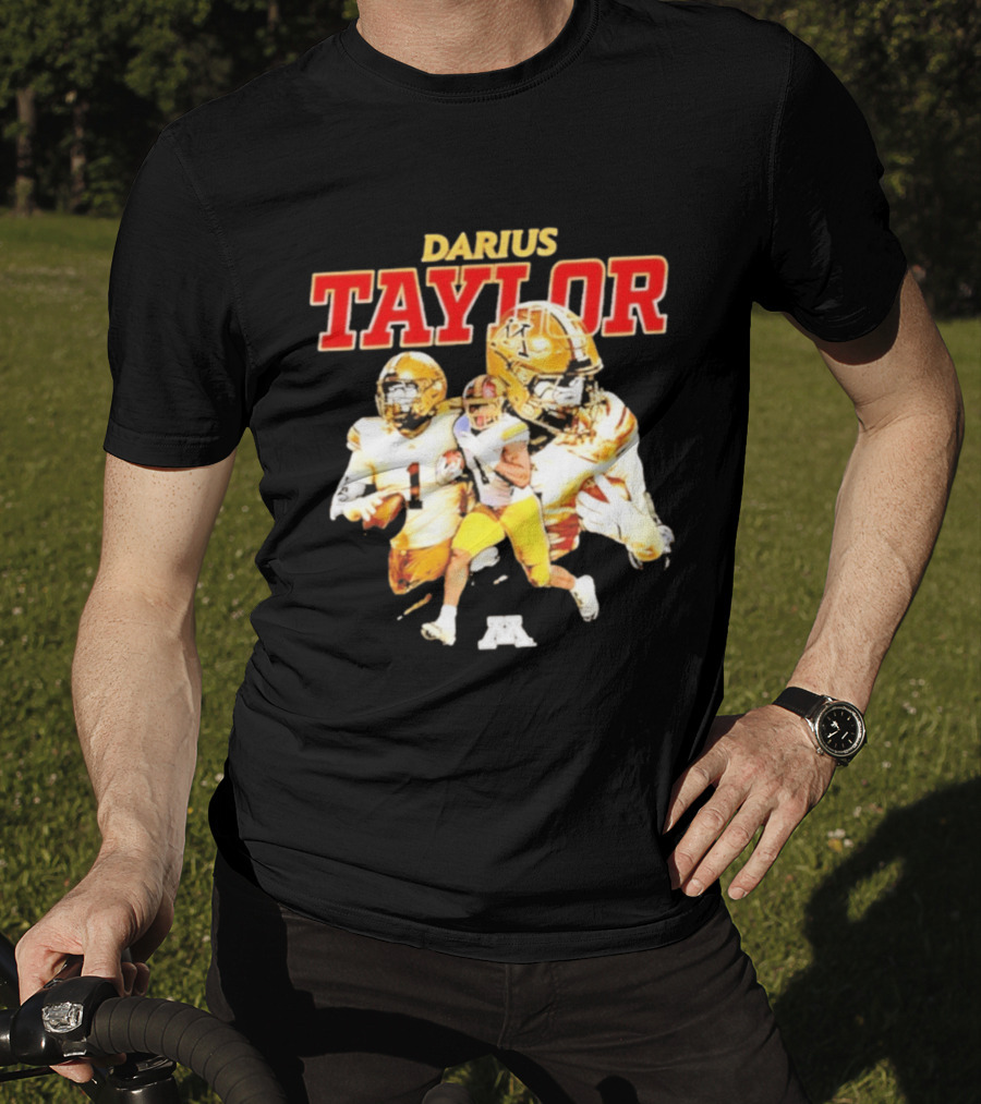 Darius Taylor Minnesota Golden Gophers Football Collage T-Shirt