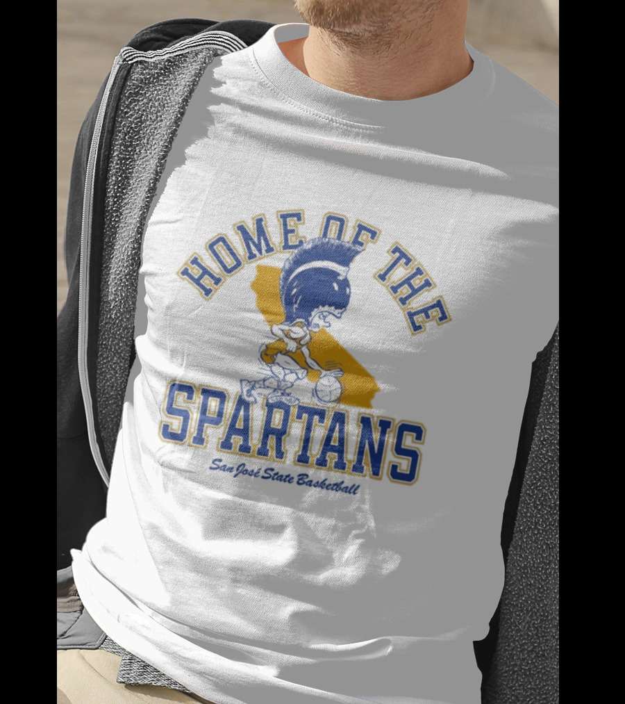 San Jose State Basketball Home Of The Spartans California T-Shirt