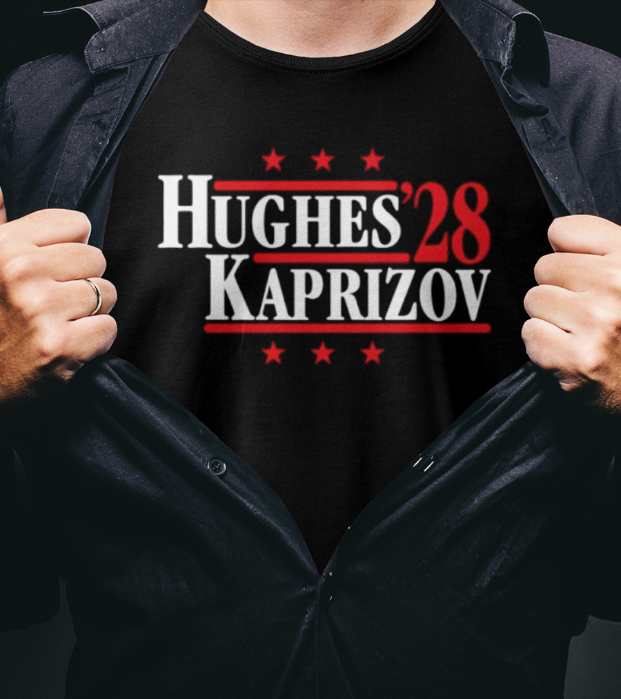 Hughes Kaprizov 28 Minnesota Wild NHL Hockey T-Shirt