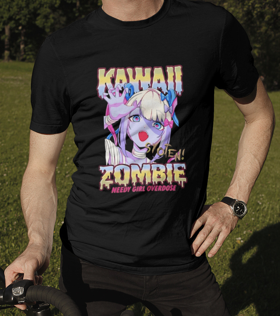 Kangel Needy Girl Overdose Kawaii Syoten Zombie Anime T-Shirt