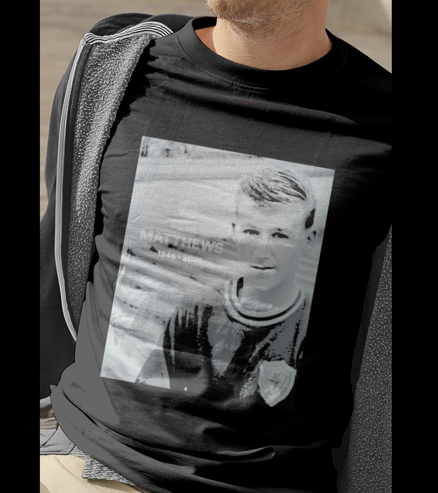 Paul Matthews 1946 2026 Memoriam Soccer Emblem Rugby T-Shirt