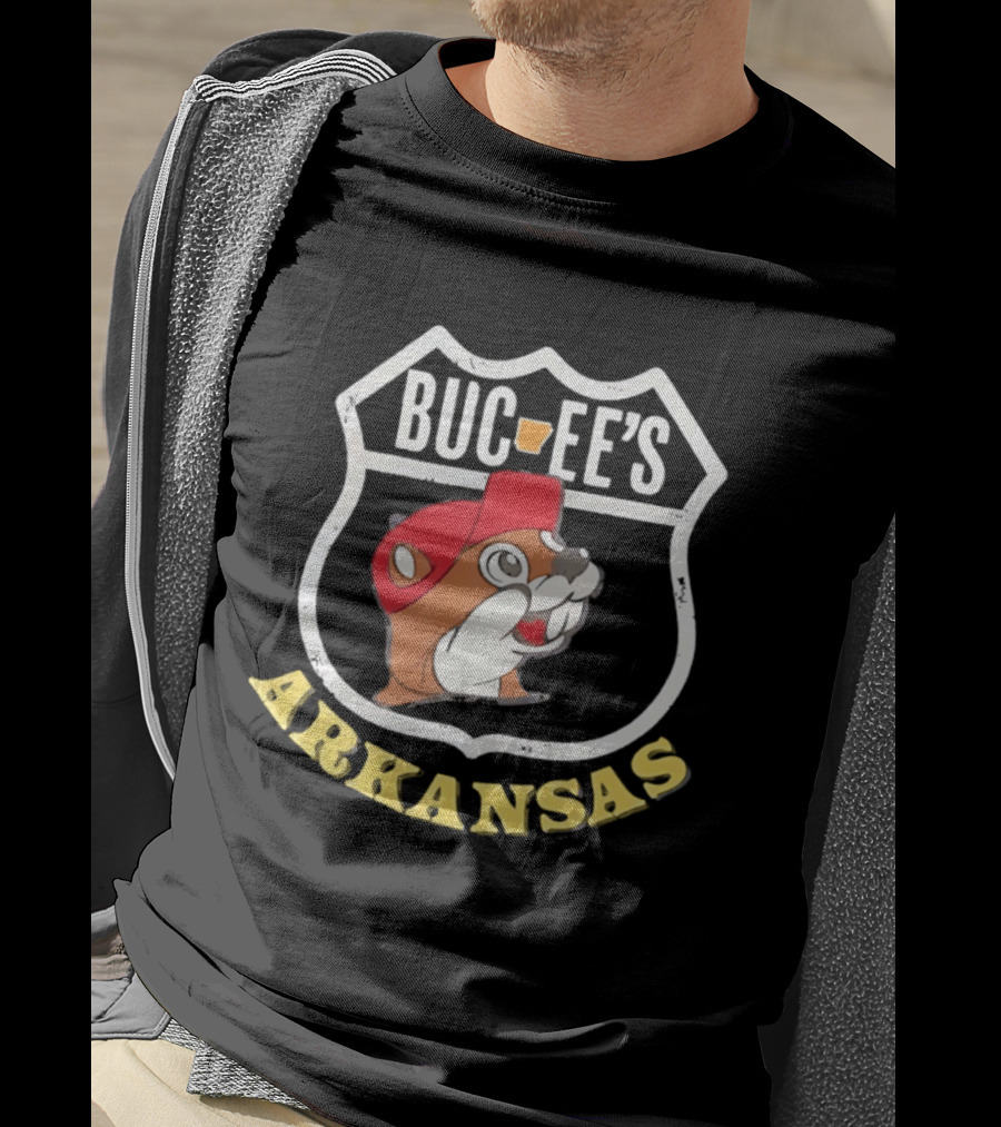 Buc Ee's Arkansas Beaver Travel Route T-Shirt