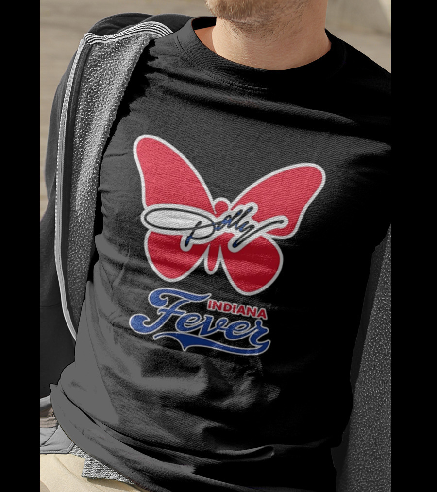 Indiana Fever Women's Basketball Dolly Parton Butterfly Collaboration T-Shirt