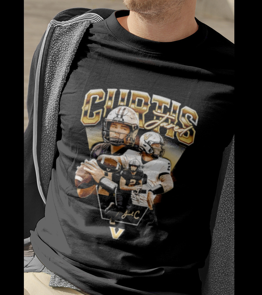Curtis Jared Vanderbilt Commodores NCAA Football Star Quarterback T-Shirt