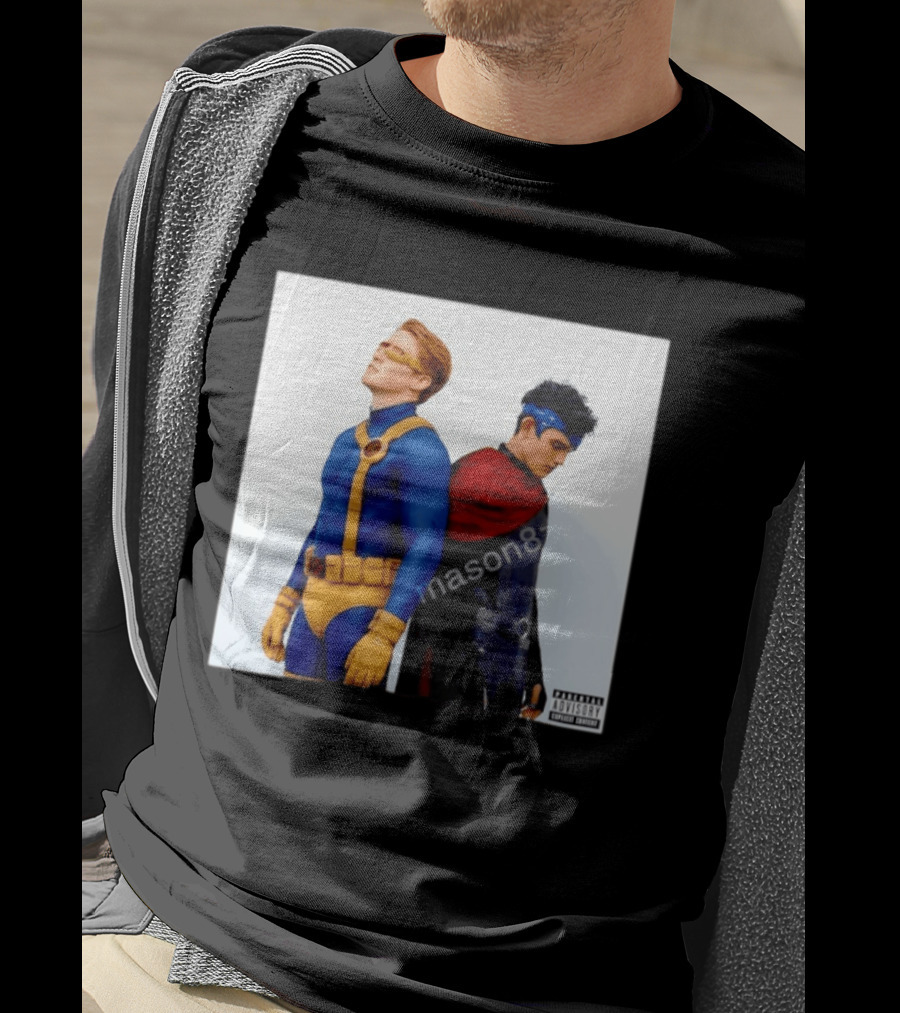 Cyclops And Wiccan Heartstopper X Men Comic Collaboration T-Shirt