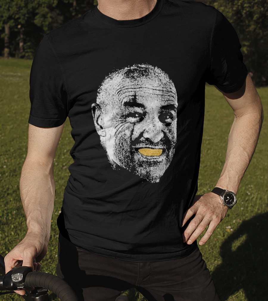 John Locke Lost TV Show Orange Peel Smile Face T-Shirt