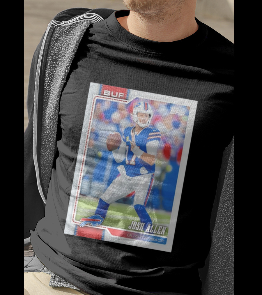 Buffalo Bills Josh Allen Quarterback Topps 2026 T-Shirt