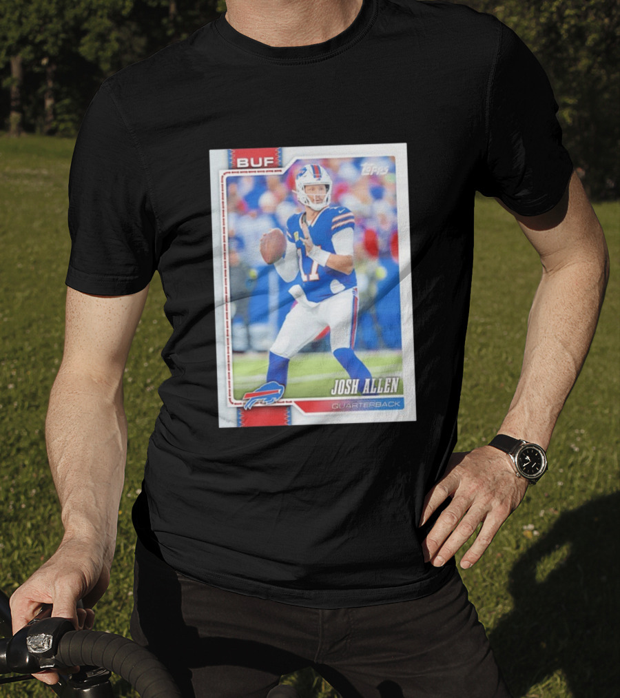 Buffalo Bills Josh Allen Quarterback Topps 2026 T-Shirt