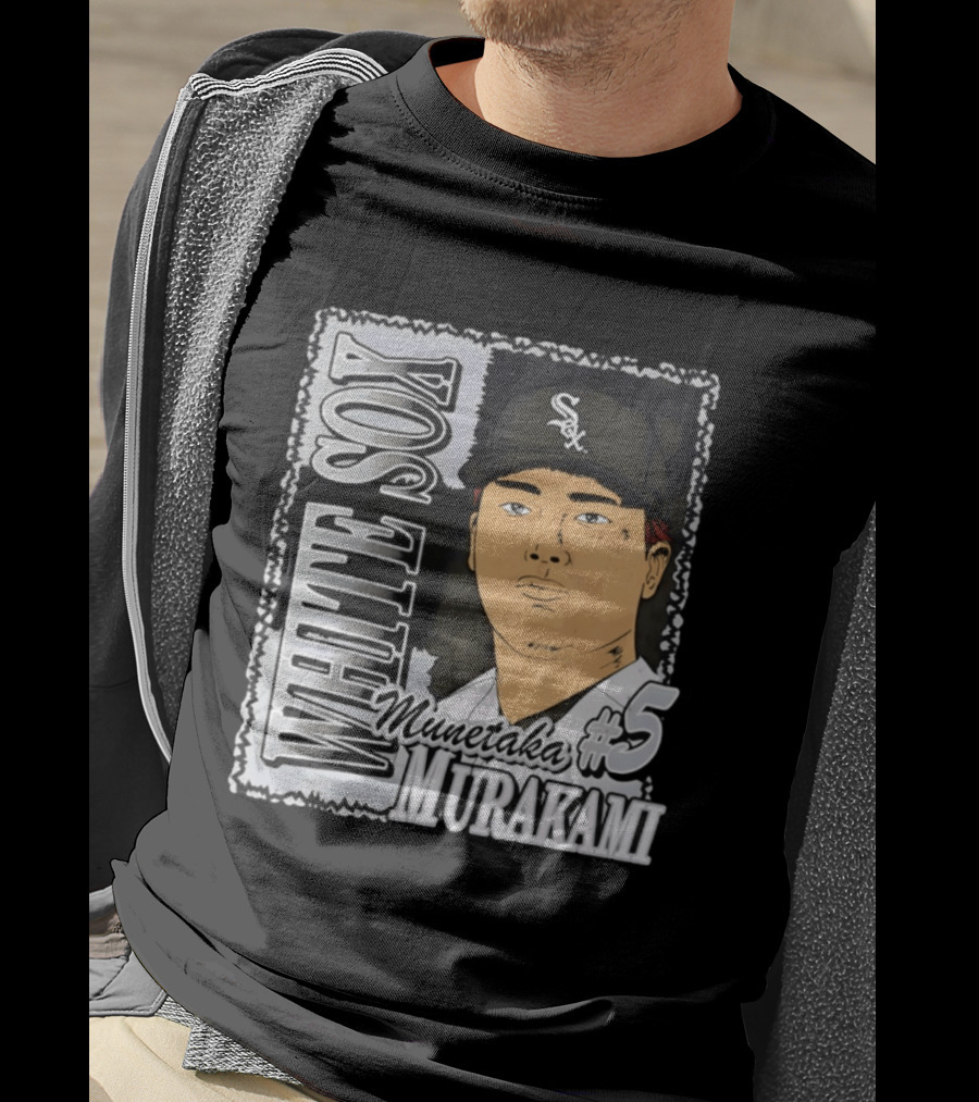 Munetaka Murakami #5 White Sox Baseball T-Shirt