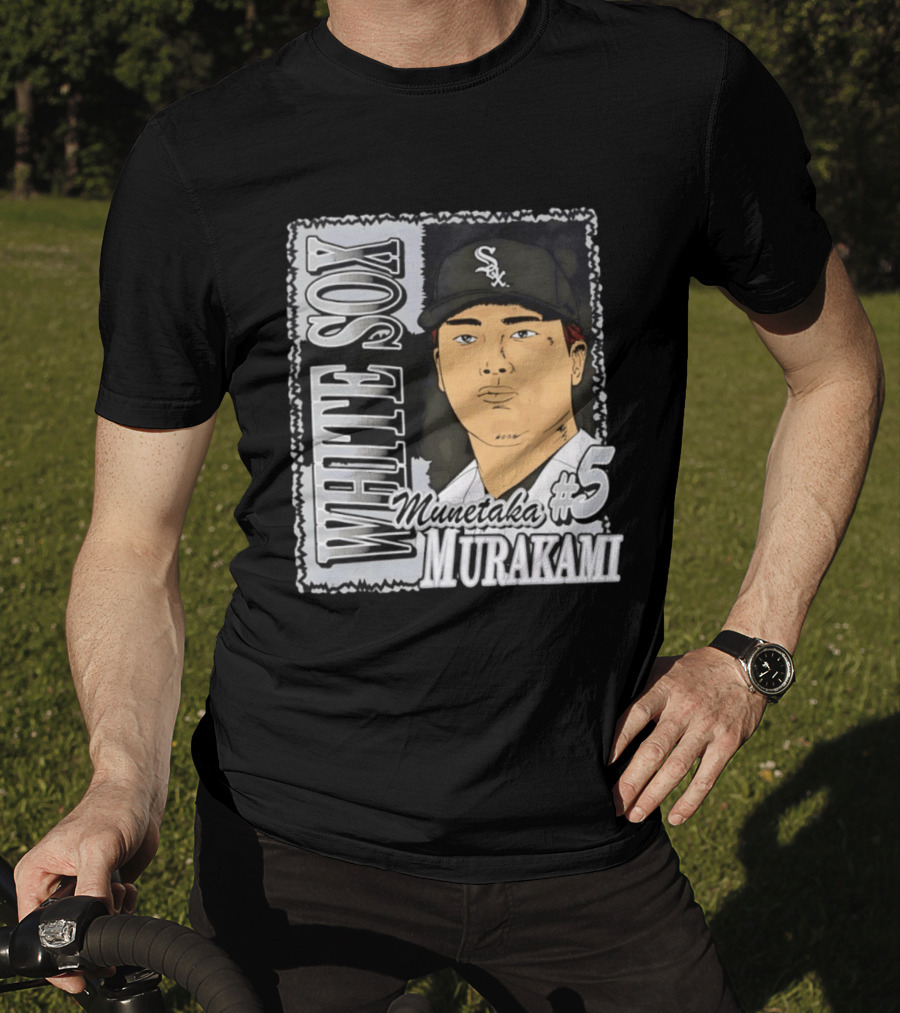 Munetaka Murakami #5 White Sox Baseball T-Shirt