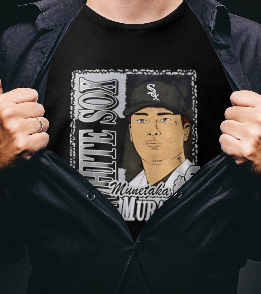 Munetaka Murakami #5 White Sox Baseball T-Shirt